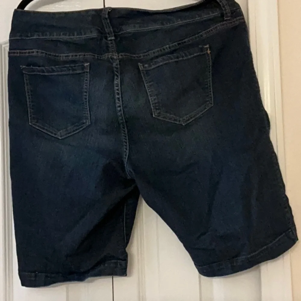 Torrid Denim Bermuda Jegging  Shorts